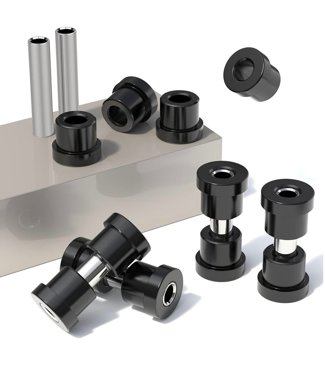 Spring Bushing Kit-Rear Leaf Springs Shackles Bushing Sleeve - EZGO TXT/Medalist (1994-up) & Club Car DS (1981-up)