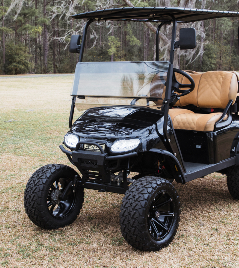 Brush Guard - Black Tube Style - MADJAX - EZGO TXT (2014-Up)