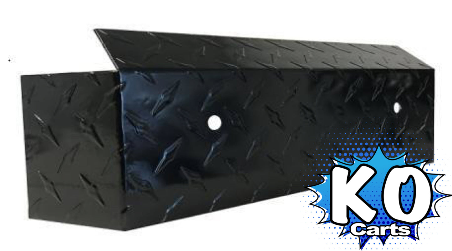 Front Bumper - Black Powder Coated - CLUB CAR DS