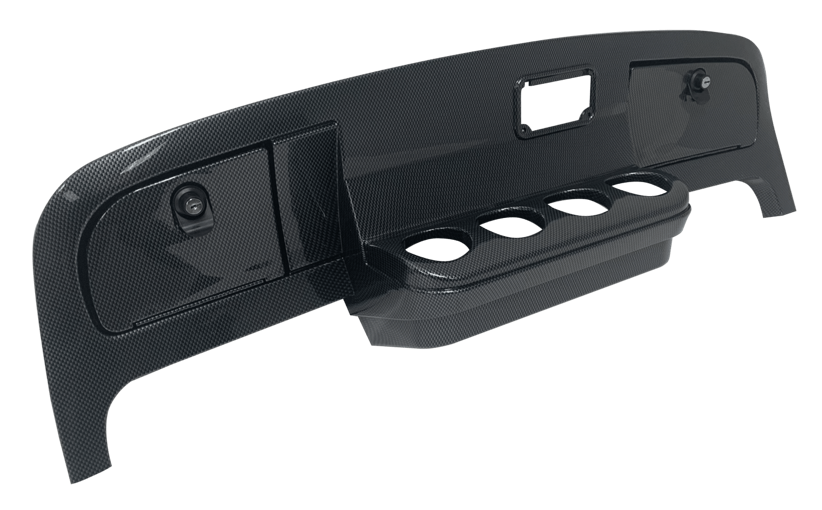 Dashboard with Locking Glove Boxes - EZGO TXT