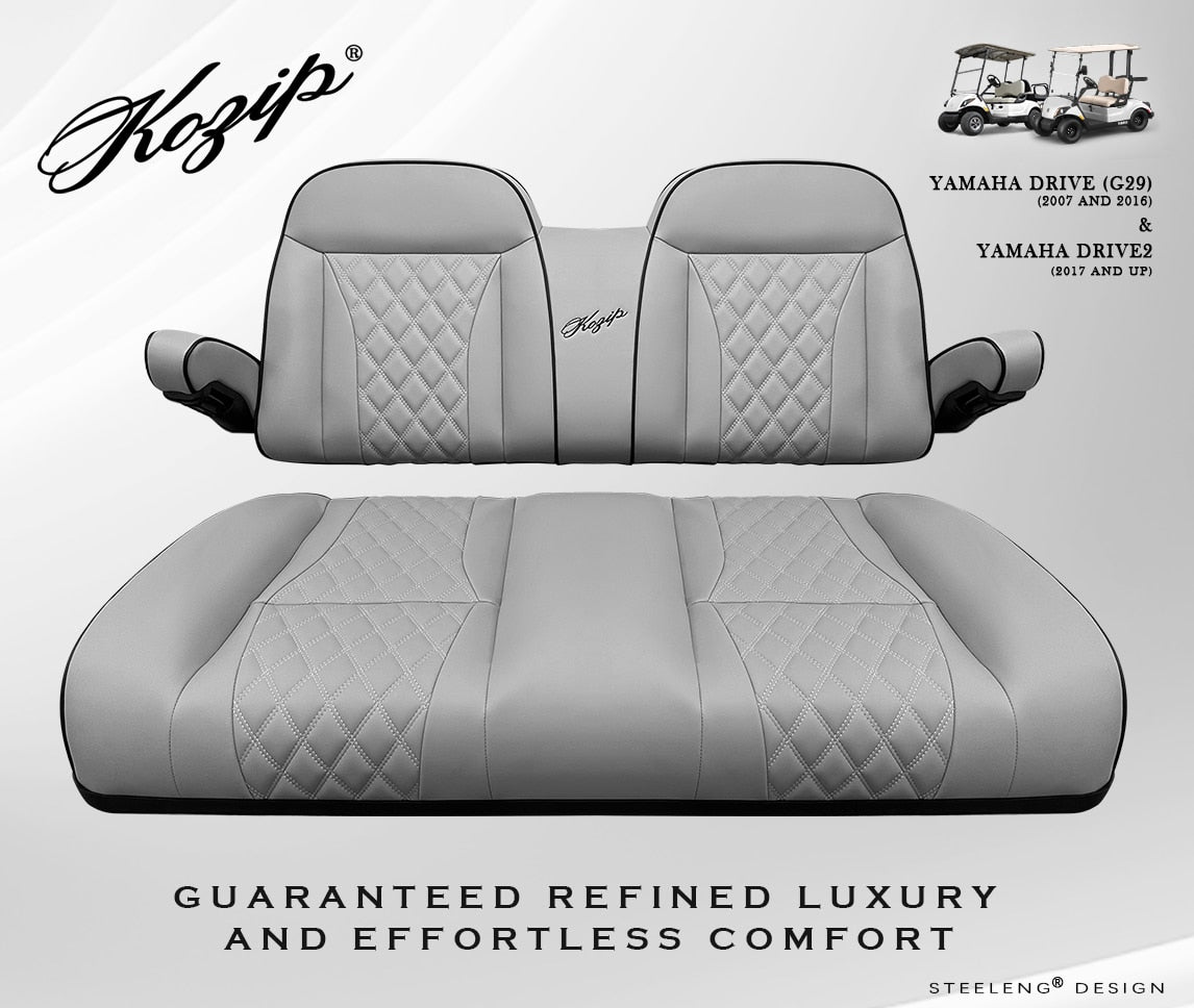 Front Seat Cushion Set - KOZIP - Yamaha G29 (Drive)(2007-up) / Drive 2 (2016-up)