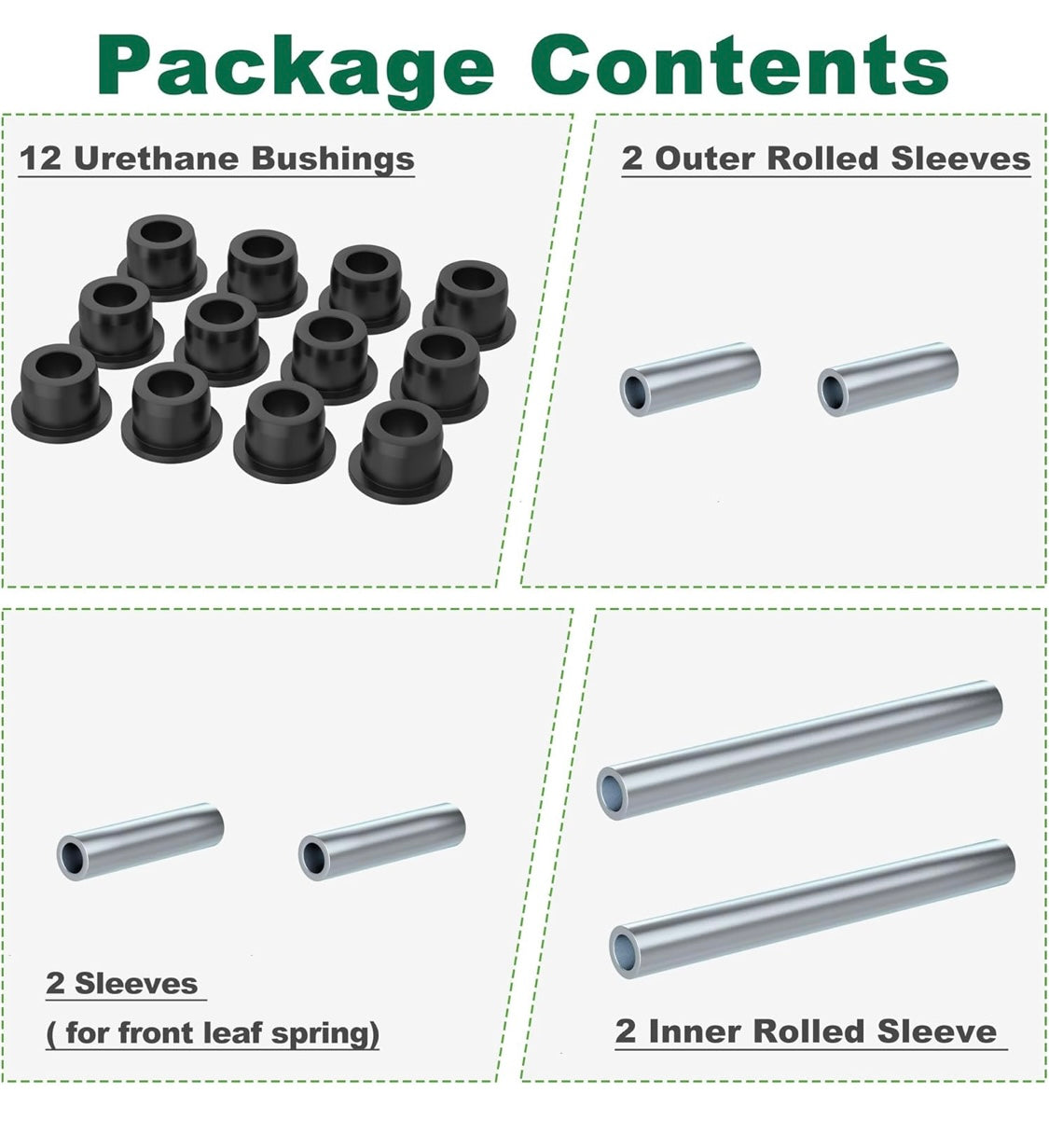Bushing Kit Front Lower End & Control Arm - CLUB CAR PRECEDENT
