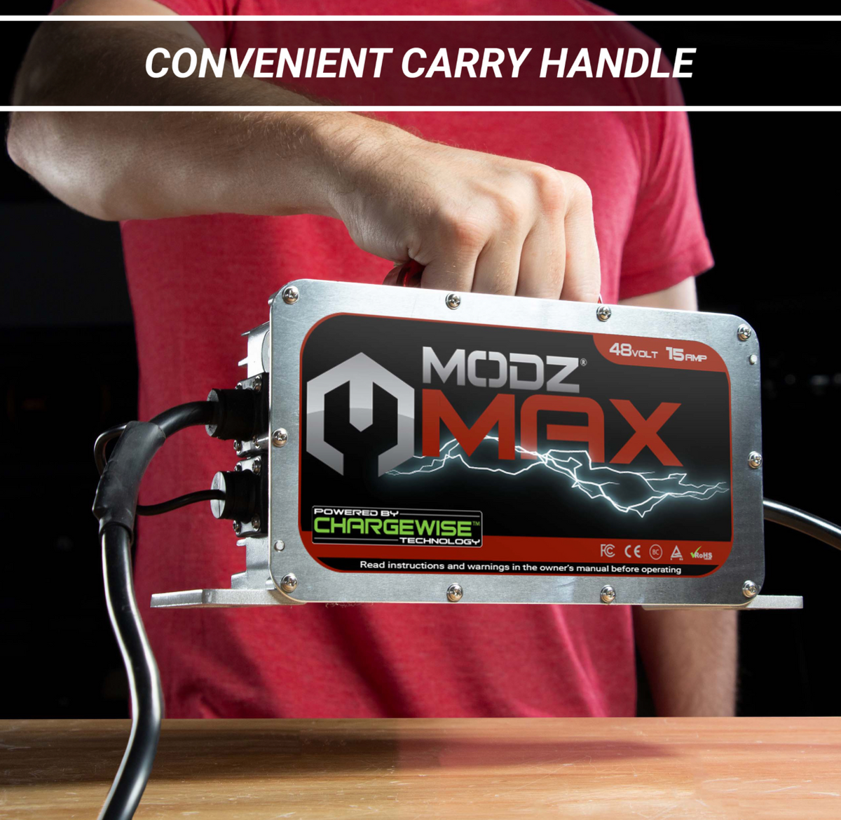 Modz Battery MODZ MAX Battery Charger- UNIVERSAL 36V Clawfoot Plug – KnockOut Carts