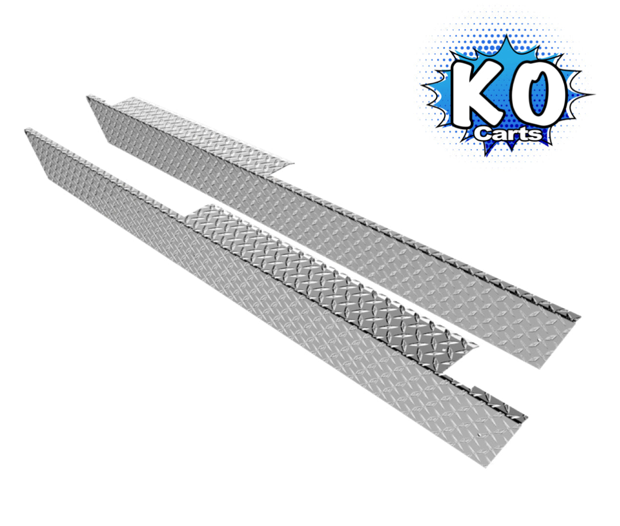 Rocker Panels - Polished Diamond Plate - YAMAHA G29 DRIVE – KnockOut Carts