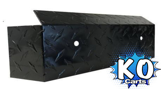 Front Bumper - Black Powder Coated - CLUB CAR  DS